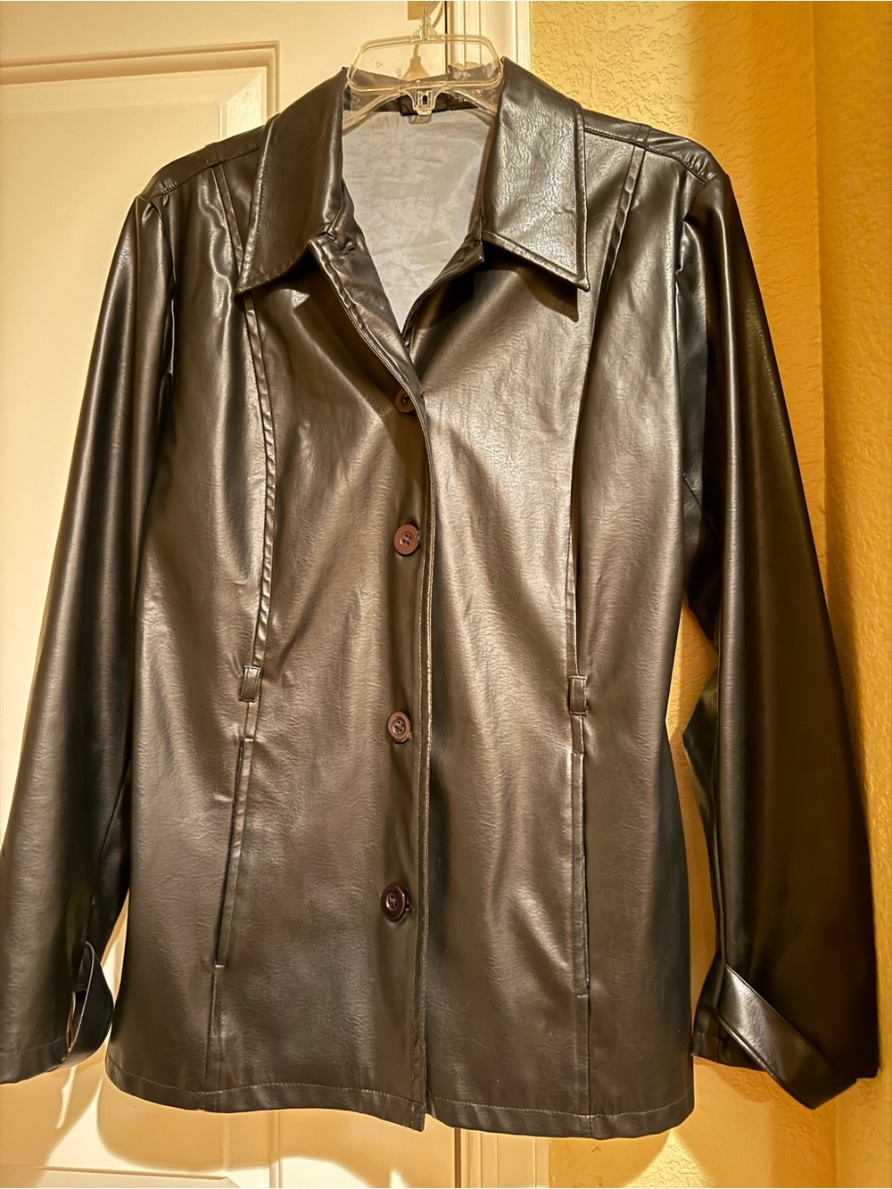 Xhilaration Faux Leather Jacket Size Medium Like New